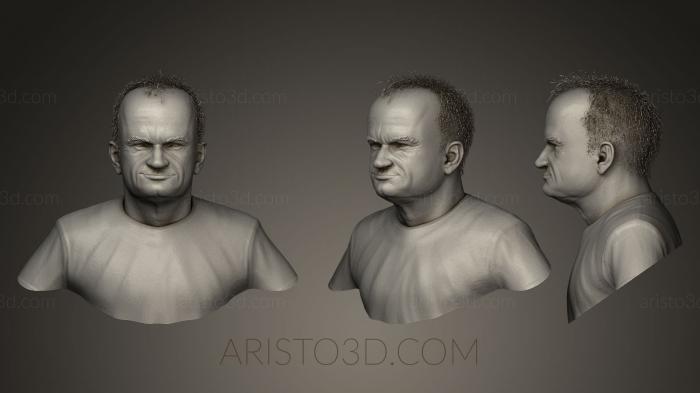 Busts and bas-reliefs of famous people (BUSTC_0141) 3D model for CNC machine
